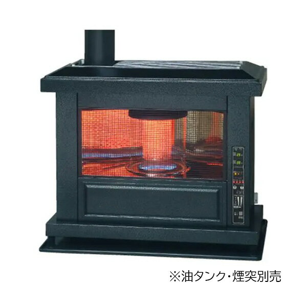 ●トヨトミ 暖房機器【HR-K65N(B)】ブラック 煙突式ストーブ アンティークストーブ HRシリーズ バックアップ機能 セーブ運転 油タンク・煙突別売
