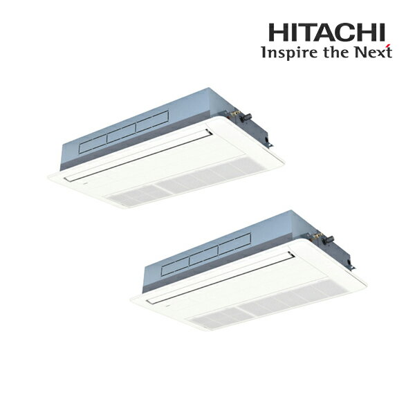 ☆関東限定 QUOカード1000円付☆●日立 業務用エアコン【RCIS-GP140RGHP8】てんかせ1方向 同時ツイン 省エネの達人プレミアム 三相200V 5.0馬力相当