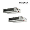 ####β日立 業務用エアコン【RPI-GP160RSHPC11】てんうめ(中静圧) 同時ツイン 省エネの達人 三相200V 6.0馬力相当 (旧品番 RPI-...