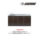 ###イースタン工業 システムキッチン【LA3-180-C2D+SIH-B223AJ-W】LA3 ラルチェシリーズ 間口180cm (縦型2口グリルレスタイプ用...
