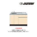 ###イースタン工業 システムキッチン【LA3-120-C2D+IHC-BFL221】LA3 ラルチェシリーズ 間口120cm (縦型2口グリルレスタイプ用) ...