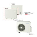 ●コロナ 【ERS-60CM】(室外ユニット、循環ポンプユニットのみ) エコ暖システム6.0 ヒートポンプ式温水暖房システム 密閉式 単相200V リモコン別売...