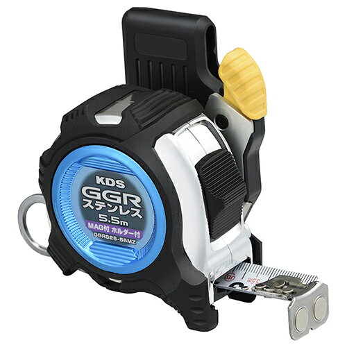 ∀ムラテックKDS【GGRS25-55MZ】GGRステン 25巾 5.5m マグ厚爪 ホルダー付 (4954183171070)