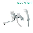 ≦《在庫あり》◆15時迄出荷OK！三栄水栓/SANEI 水栓金具ツーバルブシャワー混合栓(一時止水) 壁付ツーバルブ