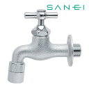 ≦《在庫あり》◆15時迄出荷OK！三栄水栓/SANEI 水栓金具【Y1811-13】ガーデン水栓 (一文字ハンドル)