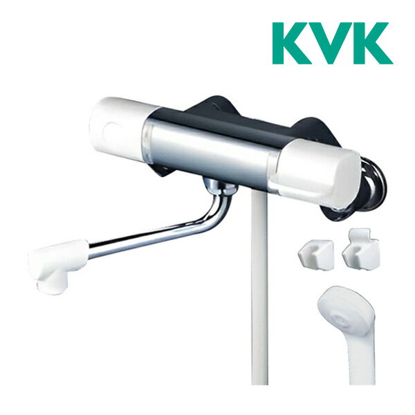 《在庫あり》◆15時迄出荷OK！KVK 水栓金具【FTB100KR2】浴室用水栓 サーモスタット式シャワー 240mmパイプ付