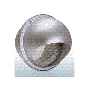 西邦工業【AFN200】同芯金網型10メッシュ・低圧損外壁用アルミ製換気口・セルフード〔HF〕