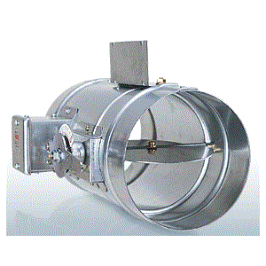 西邦工業【FDB150KX】ダクト接続型防火ダンパー鋼板製・特定防火設備適合品・外フューズ式〔HF〕
