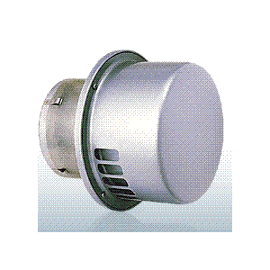 西邦工業【RCXD75SC】キャップ型・防風雨用内管付・防火ダンパー付外壁用ステンレス製換気口・レインキャップ〔HF〕