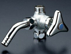 KVK 水栓金具【K109Z】アングルホーム水栓(寒冷地用)〔GA〕