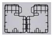 ●ψパロマ ビルトインコンロ部材【PFA-75】前面補助ごとく