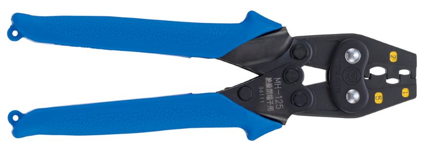 βマーベル/MARVEL 圧着工具【MH-125】ハンドプレス 絶縁被覆付閉端接続子用 ミニタイプ {R}