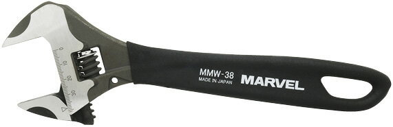 βマーベル/MARVEL 作業工具【MMW-38】ガタ無しモンキレンチ 最大開口幅38mm {R}