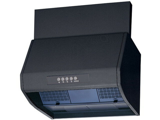 ●三菱 レンジフードファン【V-604K9-BK】ブラック ブース形(深形) 標準タイプ 本体幅600mm (旧品番 V-604K8-BK)〔IF〕