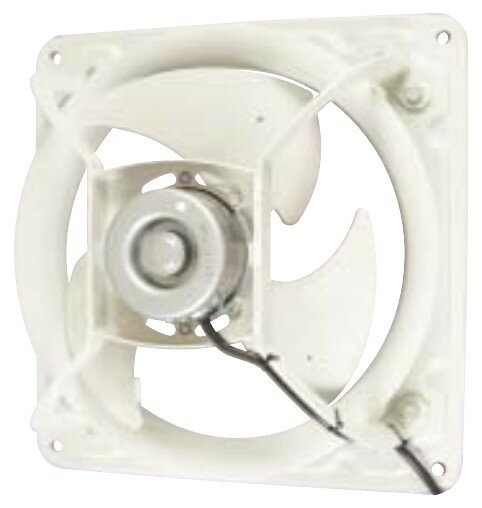 納期目安：お取り寄せ品(詳しくはこちらをクリック) ●画像は代表型番のイメージになります。型番通りの手配になりますので（色・形等）確認の上ご注文下さい。 キュービクルなど用 排気専用 ●本体薄型設計 ●高静圧・大風量設計 ●モータの軸受にウレアグリースを採用し、軸受の高耐久化を実現 ●耐電圧AC2000V1分間 ●近接設置可能 ご注意 ※排気専用品です。羽根の付け替えによる給気使用はできません。 ※使用条件：使用条件：本体周囲は温度-15℃〜+60℃、常温において相対湿度90％以下。 　この範囲を超えますと焼損、回転不良、変形、破損につながるおそれがあります。 ※結氷するおそれのある場所および冷凍室では使用できません。 ※1日50回以上のひんぱんな起動・停止を伴う使用は避けてください。 ※この商品には強弱速調はありません。 EF-60UGT