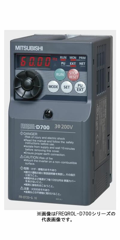 ###ɩ ѥСFR-D740-3.7K۴ñС FREQROL-D700꡼ 400V 3.7kW II