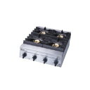 ###リンナイ 業務用ガステーブルコンロ【RSB-410SV】スタンダードタイプ 4口 立消え安全装置付〔FJ〕