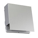 西邦工業 【KXU150】角型フラットフード 外壁用アルミ製換気口〔HF〕