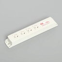 Яアメリカン電機 【KU1010】白色 マルチユースOAタップ 引掛形4ヶ口 コードナシ 125V
