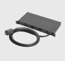 Яアメリカン電機 【HKC2800UL】黒色 UL/CSA規格認証取得 1Uコンセントバー 引掛形・4ヶ 20A安全ブレーカ付