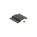 未来工業 【SSKT-DK(10個入)】黒 片サドル取付金具 ステンレス製 ねじ付
