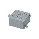 未来工業 【4CB-54】四角コンクリートボックス 中深形 深さ54mm 側面ノックアウト無