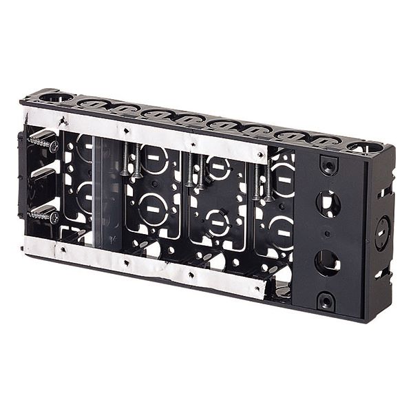 未来工業 【SB-5W】台付スライドボックス 5ヶ用 標準品(深さ36mm) 仕切板・ブランクカバー付