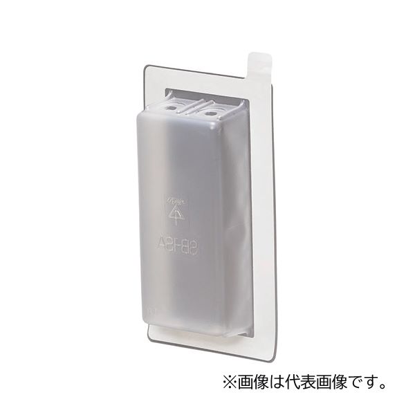 未来工業 【SB-1SA2(10個】気密カバー 粘着テープ付 フランジ裏面 1ヶ用〔▽〕