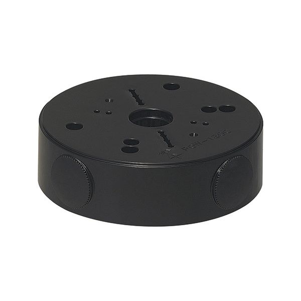 未来工業 【POW-130CK】ブラック ポリ台 (照明器具取付用プラスチック絶縁台) 適合コネクタサイズ14、1..