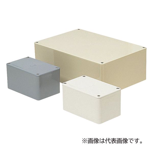 ###未来工業 ベージュ プールボックス 長方形(ノック無) 400×200×80 板加工品 受注生産