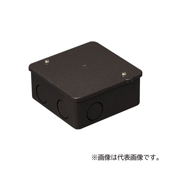 未来工業 【PVK-ANT】チョコレート PVKボックス 中形四角(浅型) ノック付