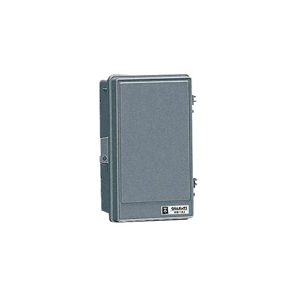 未来工業 【WB-1AODG】ダークグレー ウオルボックス (プラスチック製防雨ボックス) 屋根無(タテ型) Aタイプ 236×160×120 木板ベース付