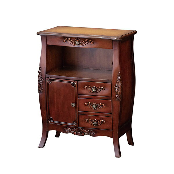 ●⊥クロシオ 【28575】(4954877285755) ブラウン コモ ファックス台 完成品