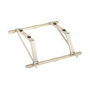 ####バクマ工業 【B-YT3】室外ユニット用据付架台 傾斜屋根用架台 塗装仕上げ W=70〜700 D=140〜335〔HE〕