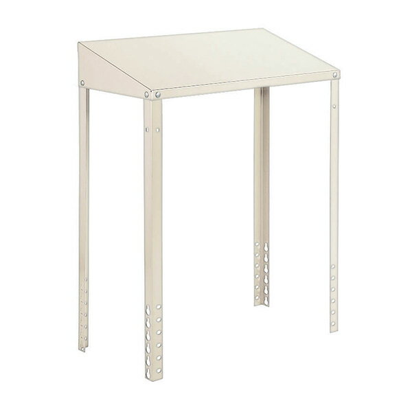 ●バクマ工業 【B-RYT-L2】室外ユニット用据付架台 ルームエアコン用防雪屋根 塗装仕上げ 有効寸法幅800mm/奥行348mm〔GH〕