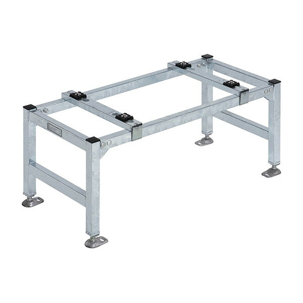 ●バクマ工業 【B-PH8-H】パッケージエアコン 室外ユニット用据付架台 平地置用架台 H=500 溶融亜鉛メッキ仕上げ W=400～800 D=250～410〔HE〕