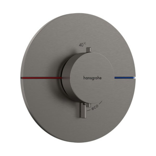 ハンスグローエ 【15559340】ブラッシュドブラッククロム シャワーセレクトコンフォートS シャワーサーモスタット 埋込式 (化粧部)〔EI〕