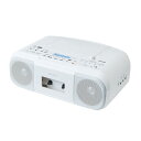 ω東芝 オーディオ【TY-CDS9(W)】ホワイト CDラジオカセットレコーダー AUREX