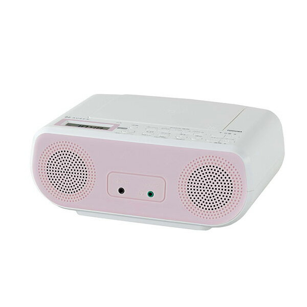 ω東芝 オーディオ【TY-C161(P)】ピンク CDラジオ 横型タイプ AUREX