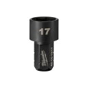 ####u.ミルウォーキー/Milwaukee 【49-16-1617】INSIDER パススルーラチェット専用ソケット(非貫通タイプ) 17mm(4)
