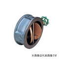東洋バルヴ/株式会社キッツ【10-FNW 400A】16B 鋳鉄バルブ ウィングチェッキバルブ (衝撃吸収式) 10K ウエハー形〔HE〕