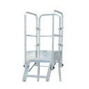 ####Ξピカコーポレイション/PiCa 【DWR-TE1B】手すり DWR型作業台用オプションパーツ DWR-TE 高さ900mmタイプ 天板三方手すり
