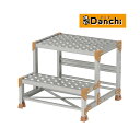 ####Ξピカコーポレイション/PiCa 【FGC-2650】作業台 FGC Danchi ダンチ 縞板タイプ 天板の高さ0.5m 2段 600×400mm 組立式
