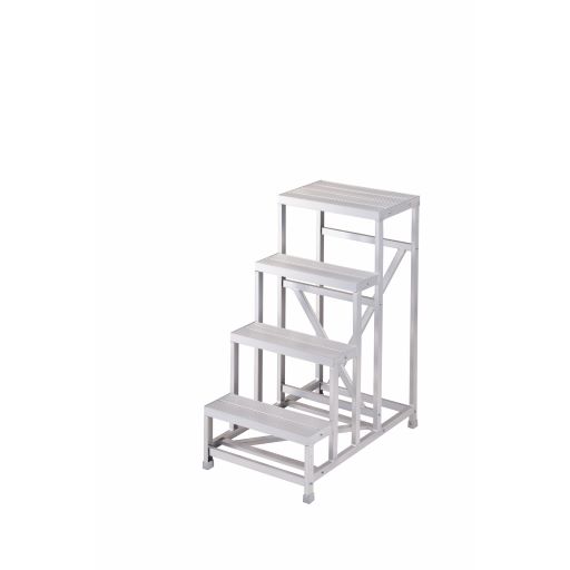 ●∂長谷川工業 【DB4-6412】組立式作業台 DB ライトステップ 天板高さ1.2m 天板寸法W60×D40 質量14.2kg