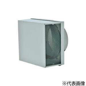 MELAT/メルコエアテック 換気部材【AT-100KMNSD】外壁用(ステンレス製) 角形耐外風フード 左右開口 防火ダンパー付 網 適用パイプφ100〔HF〕