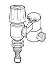 ナニワ製作所 【NSP-EM7】浄水器・食器洗い乾燥機用分岐水栓 (内ネジ用)〔▽〕