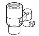 ナニワ製作所 【NSP-SXR8】浄水器・食器洗い乾燥機用分岐水栓 シングル分岐〔▽〕