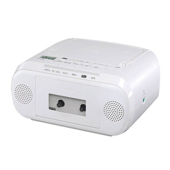 ∬∬ω東芝 オーディオ【TY-CDM2(W)】ホワイト CDラジオカセットレコーダー