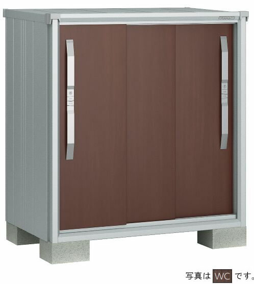 ####u.ヨド物置/ヨドコウ 【ESF-1007Y GM】グラファイトメタリック エスモ 小型物置 一般型 3枚扉 受注生産 関東限定