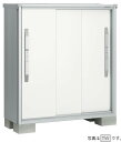 ####u.ヨド物置/ヨドコウ 【ESF-1205G WC】ウッディココア エスモ 小型物置 一般型 3枚扉 受注生産 関東限定